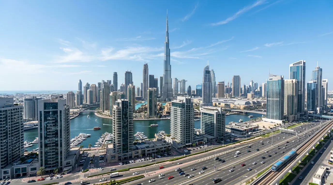 Dubai skyline — investigations for NRIs in the UAE