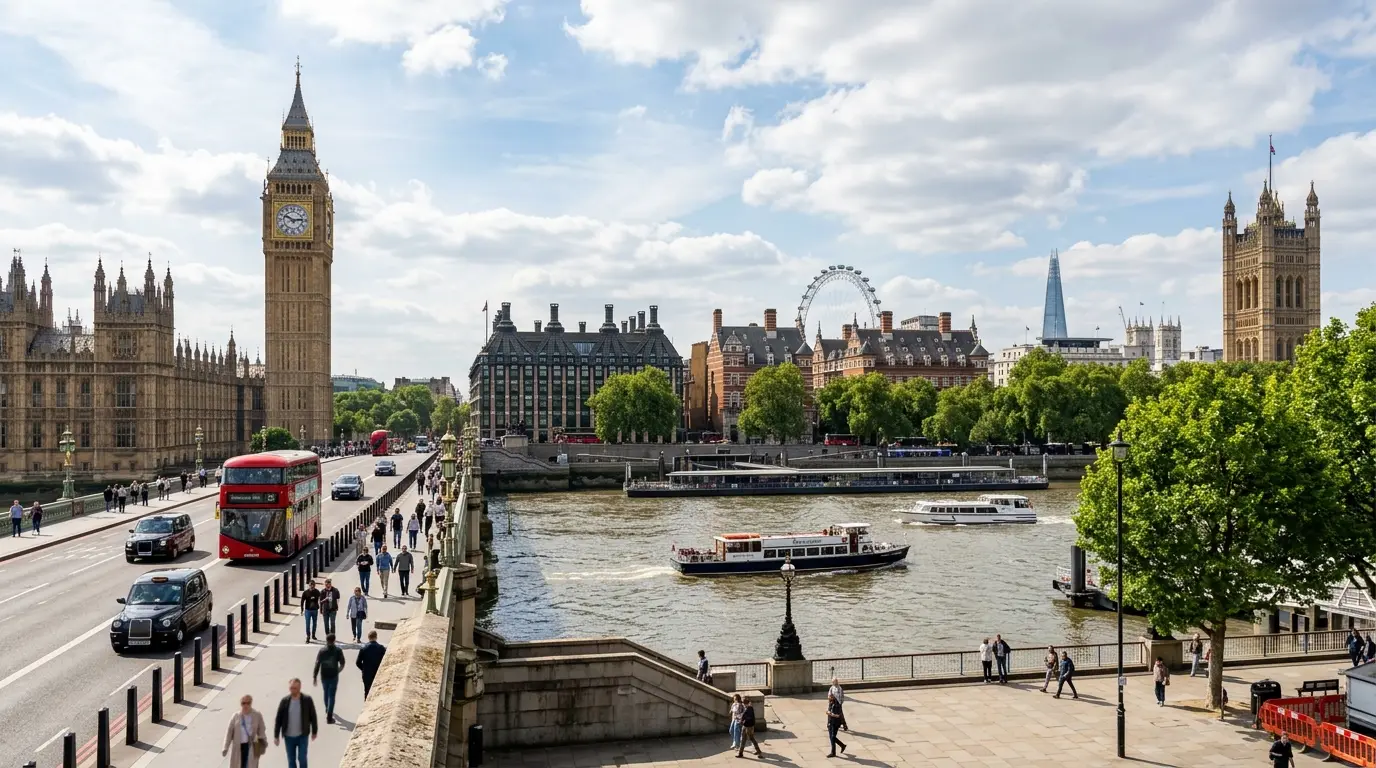 London skyline — investigations for British Indian families